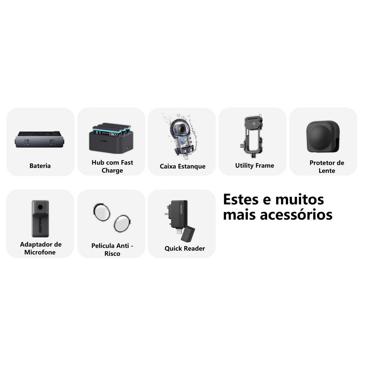 Câmara de Ação Insta360 X3 14