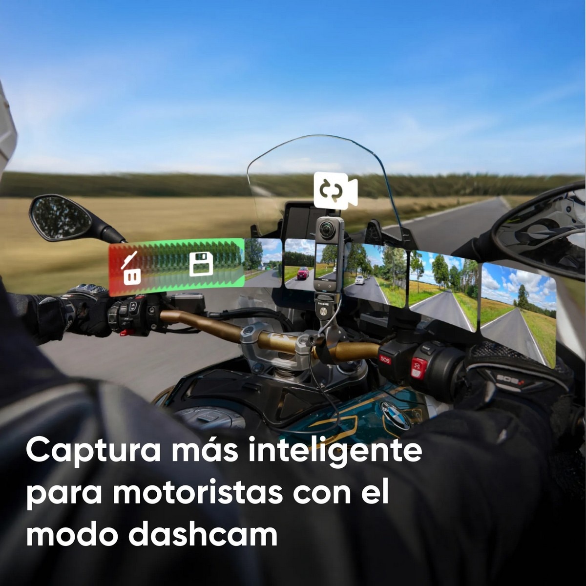 Câmara de Ação Insta360 X4 - BMW Motorrad Edition 4