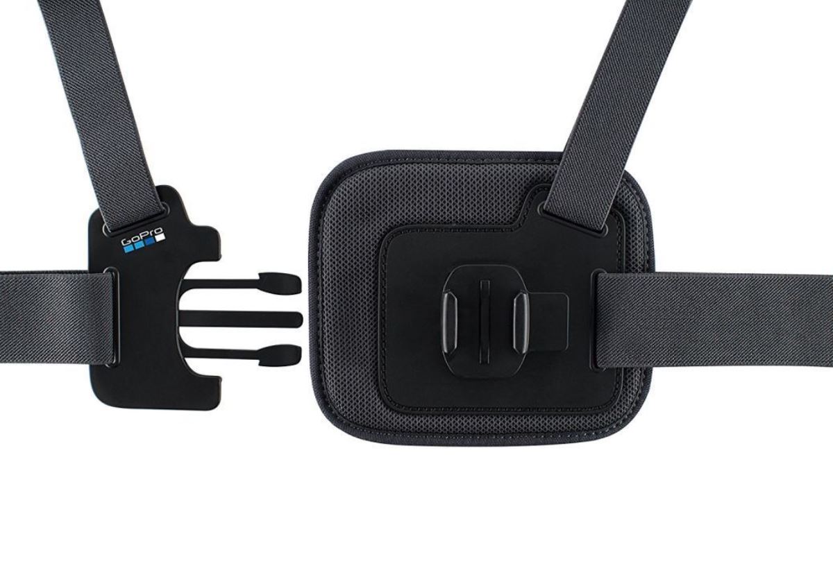 Arnés para GoPro com Suporte de Peito Preto-2