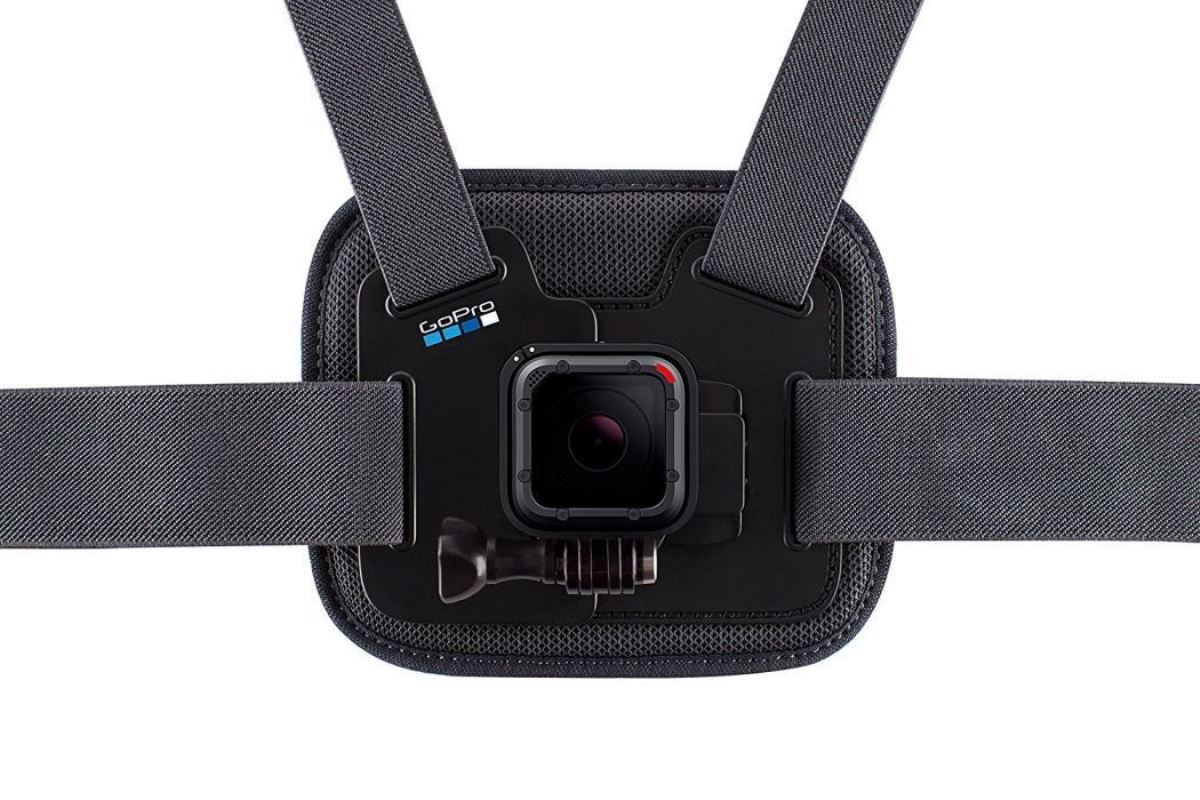 Arnés para GoPro com Suporte de Peito Preto-4