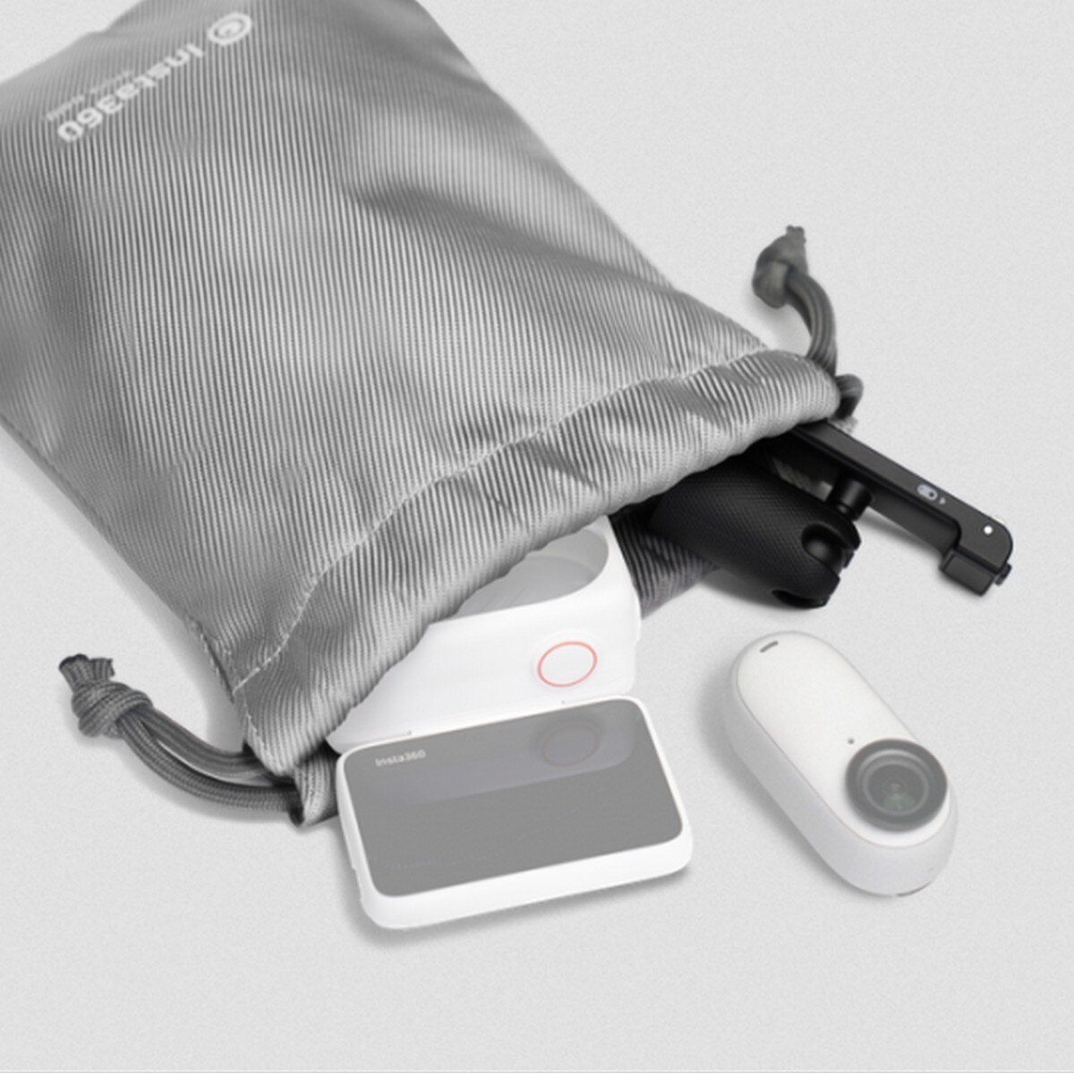 Bolsa de Transporte para Câmara Fotográfica INSTA360 GO 3S - Cinzento Cinzento-2