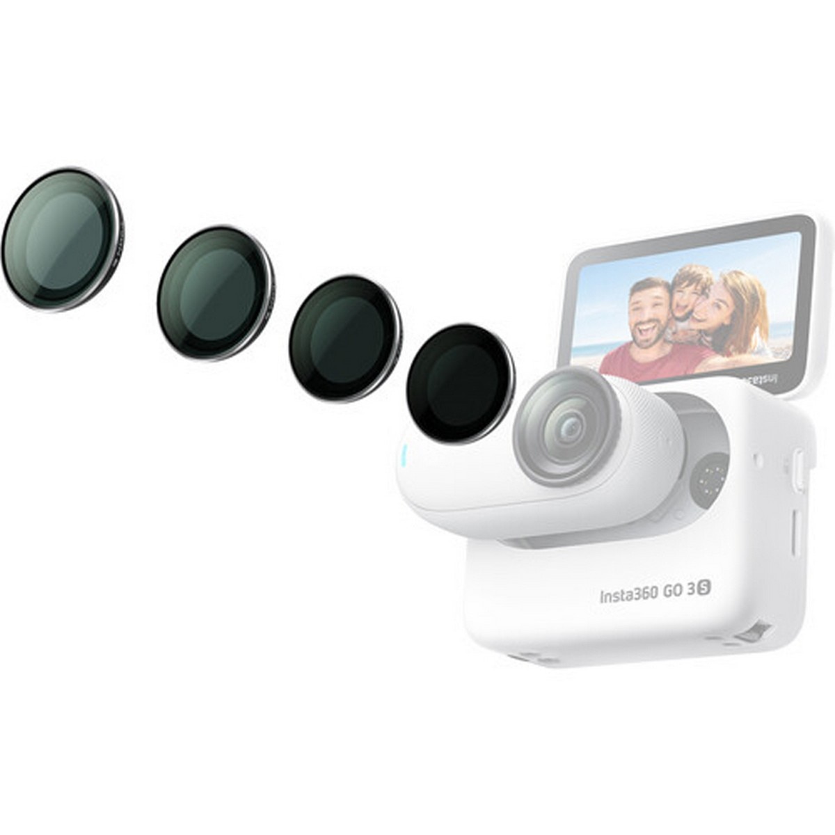 Conjunto de Filtros ND Insta360 GO 3S Preto-3