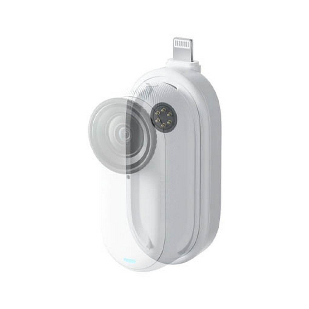Leitor Rápido para Câmaras INSTA360 Go 3/3S Branco-5