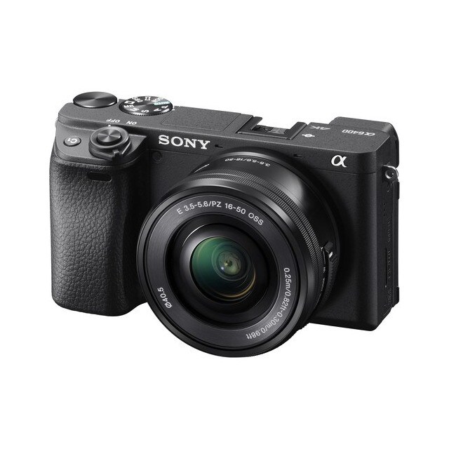 Câmara Mirrorless APS-C Sony Alpha 6400A. com Lente Intercambiável 16-50 mm f/3.5-5.6 Power Zoom Preto-2