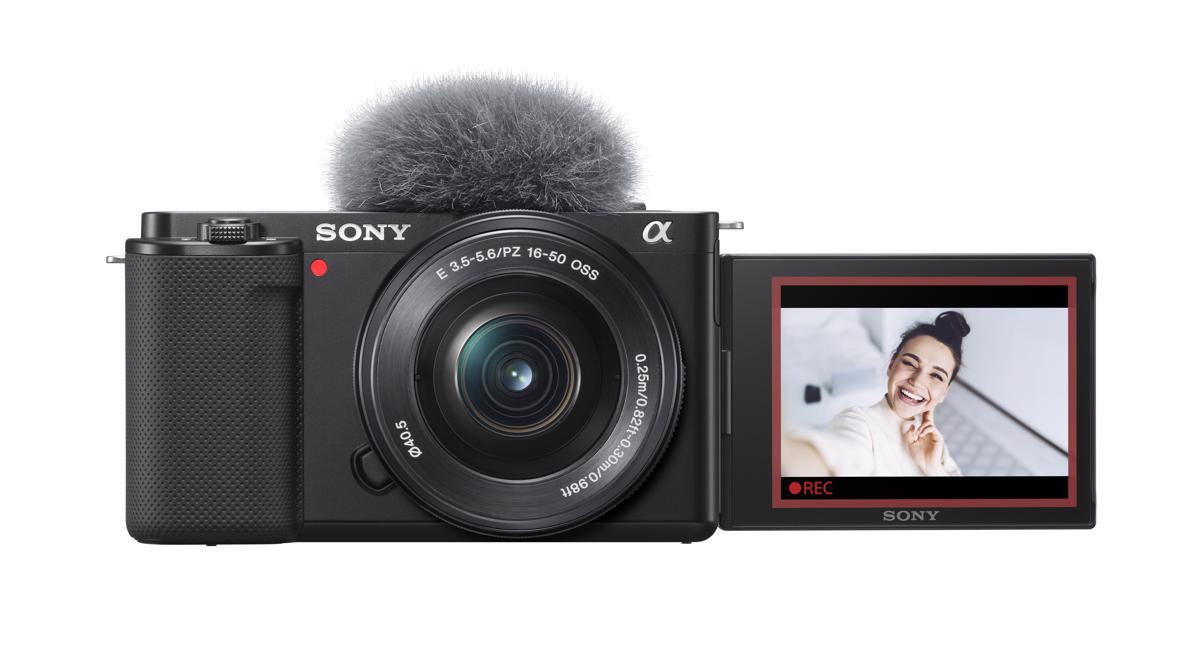 Imagem 0 de Câmara Sony Alpha ZV-E10 para vlogging com objetiva SELP 16-50 mm