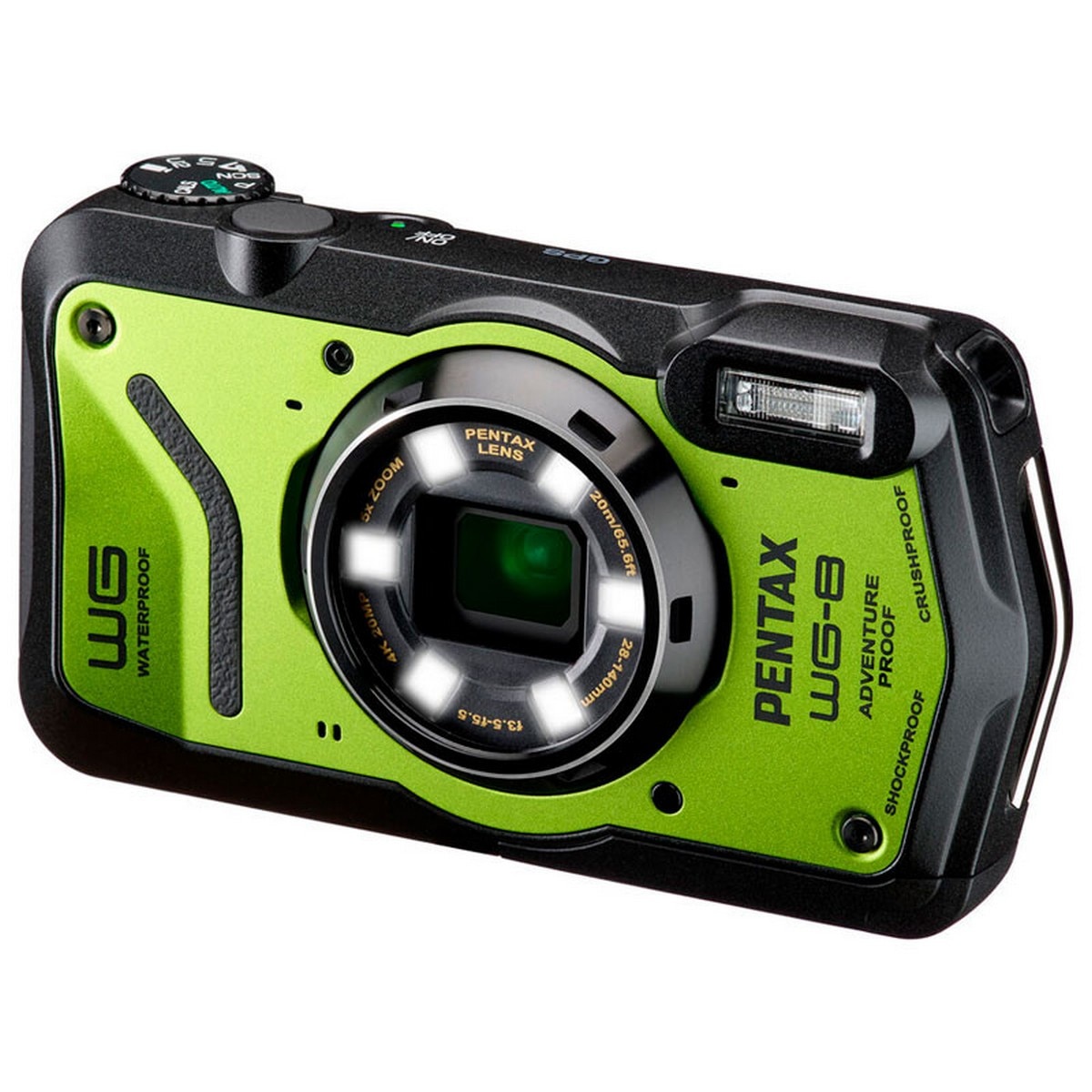 Câmara Compacta à Prova de Água Pentax WG-8 - Verde 3