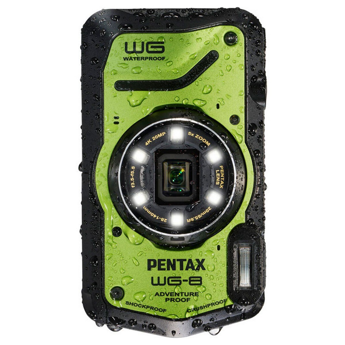 Câmara Compacta à Prova de Água Pentax WG-8 - Verde 5