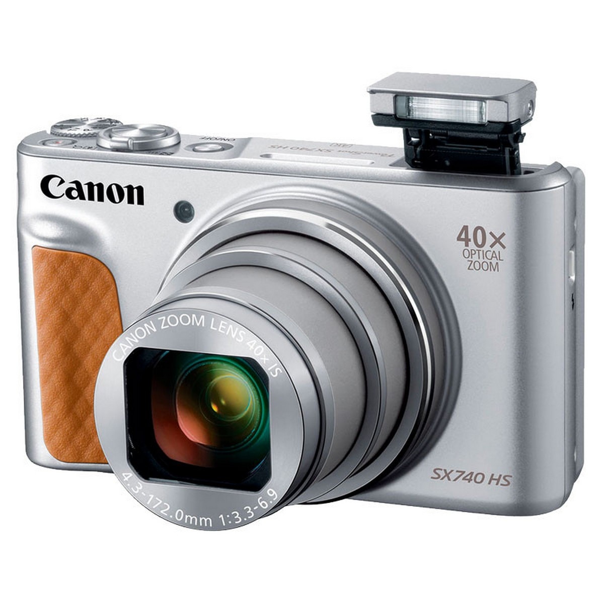 Câmara Compacta Canon Powershot SX740 HS Lite Black Edition Prata-4