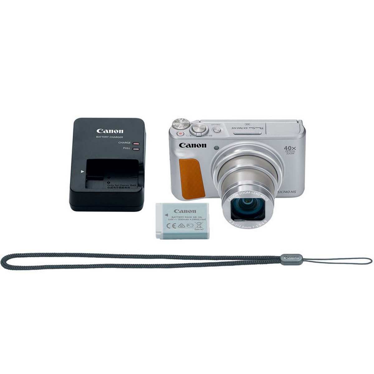 Câmara Compacta Canon Powershot SX740 HS Lite Black Edition Prata-8