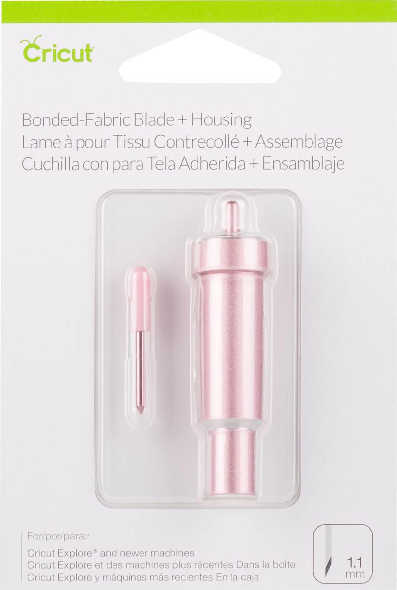Lâmina de Corte Cricut Bonded-Fabric Blade + Adaptador Rosa-1