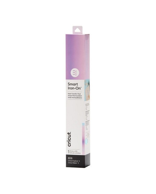 Vinil Têxtil Holográfico AZUL. Smart Iron-On (rolo, largura 33cm) 1