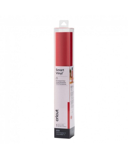 Smart Vinil Permanent VERMELHO - Vinil Adesivo Cricut 1