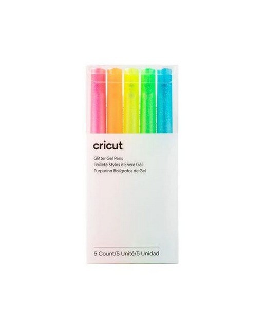 Conjunto de Canetas de Gel Neon Cricut 5 Tons 1