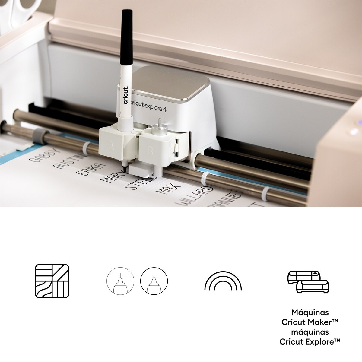 Marcadores de Dupla Ponta Cricut, Conjunto Ultimate - 20 Unidades Multicolor-2