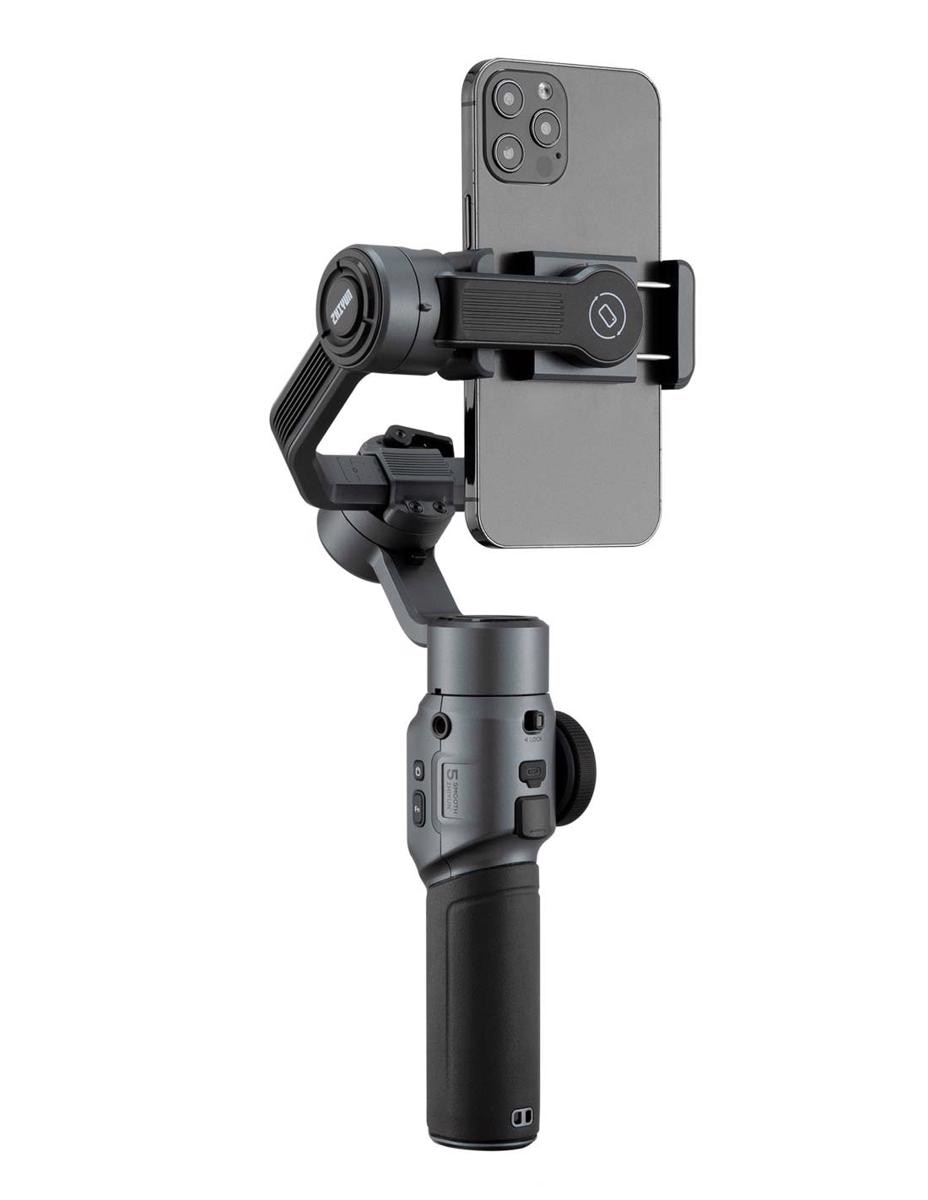 Estabilizador Zhiyun Smooth 5 com Painel de Controlo Completo, Emparelhado com a Aplicação ZY Cami - Preto Preto-1