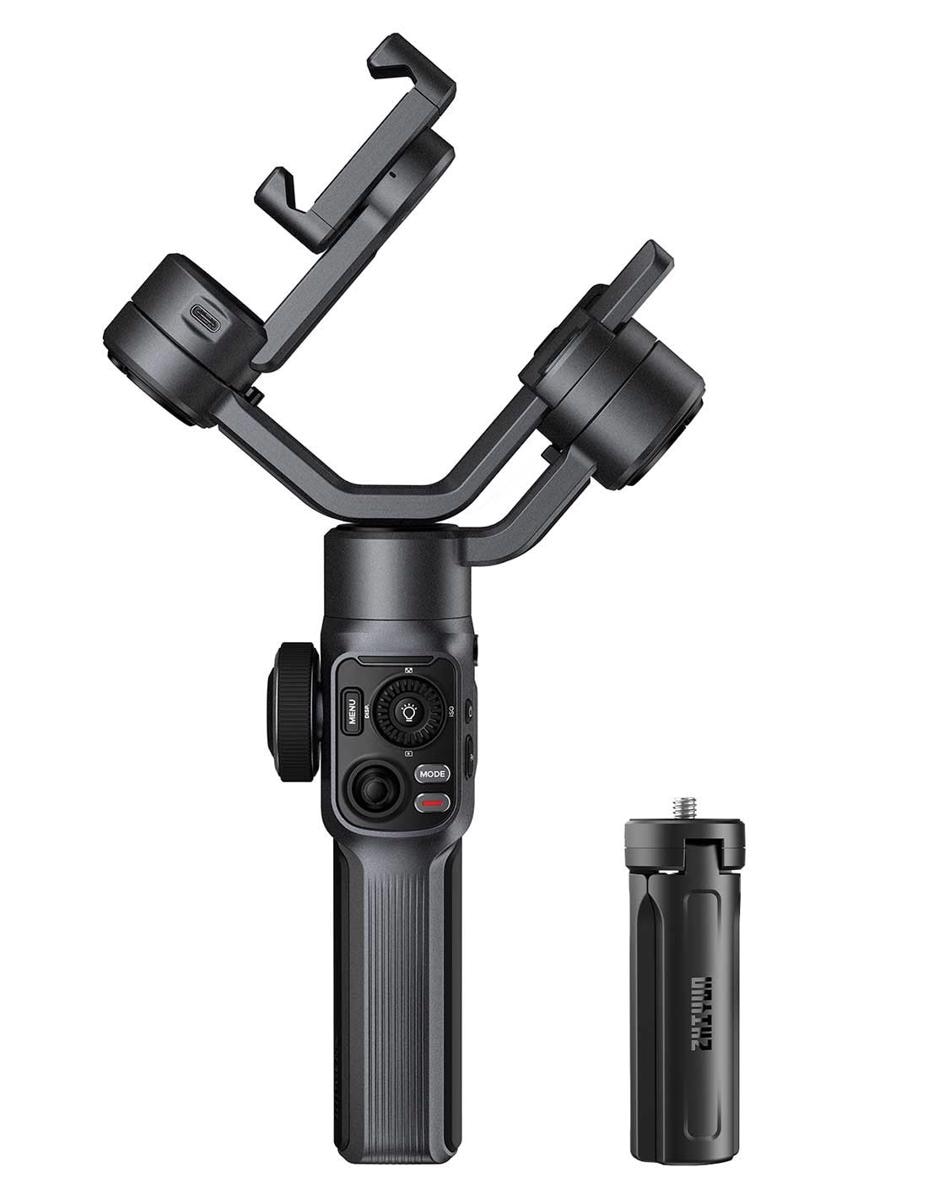 Estabilizador Zhiyun Smooth 5 com Painel de Controlo Completo, Emparelhado com a Aplicação ZY Cami - Preto Preto-2