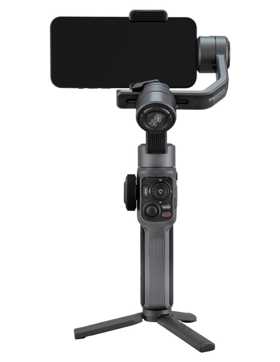 Estabilizador Zhiyun Smooth 5 com Painel de Controlo Completo, Emparelhado com a Aplicação ZY Cami - Preto Preto-3