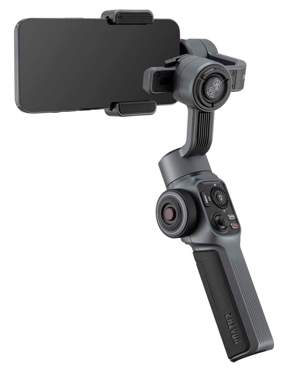 Estabilizador Zhiyun Smooth 5 com Painel de Controlo Completo, Emparelhado com a Aplicação ZY Cami - Preto Preto-4