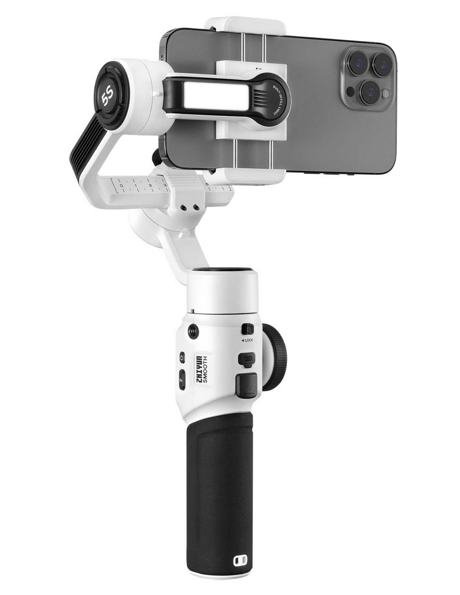 Estabilizador Zhiyun Smooth 5S Branco-2