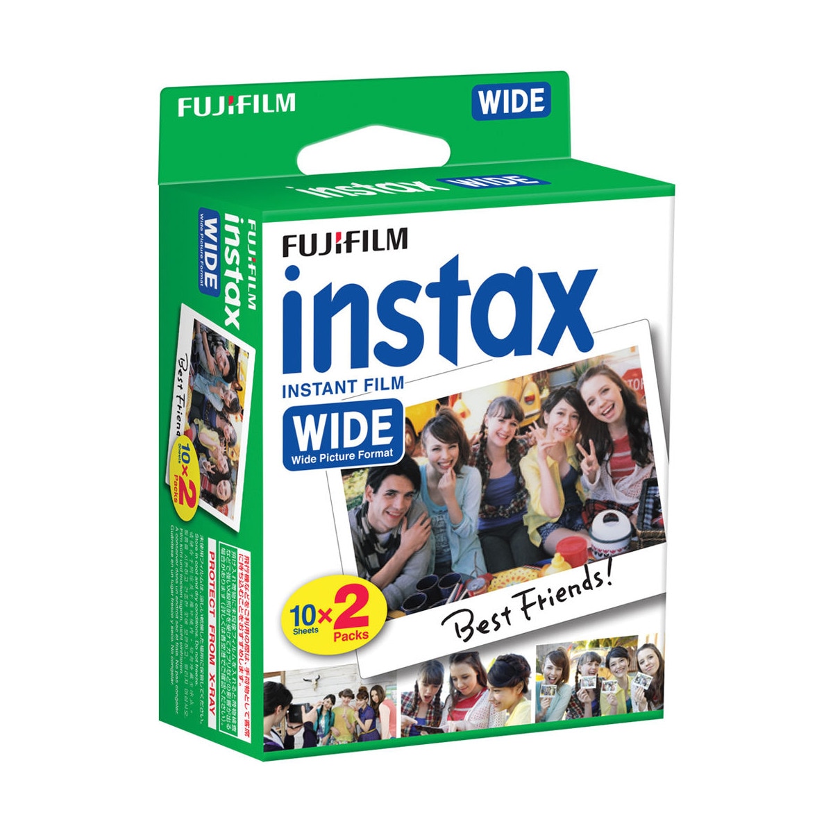 Imagem 0 de Cartucho de papel fotográfico para Máquinas Fotográficas Instax Fujifilm - 2 packs de 10 unidades