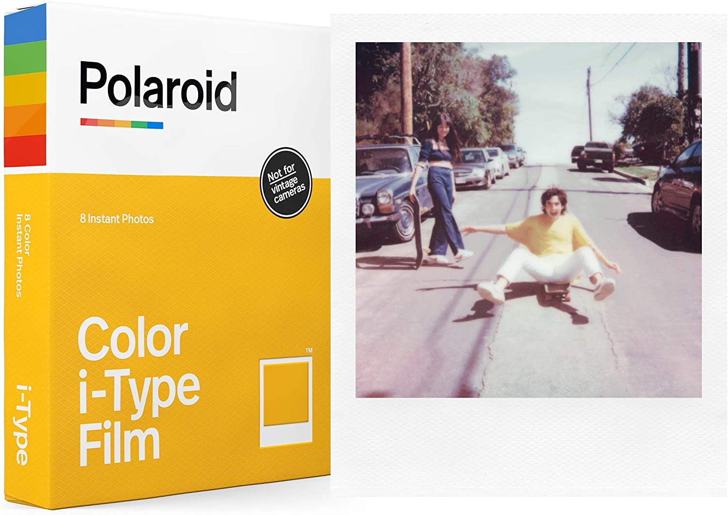 Imagem 0 de Película instantânea Polaroid i-Type Cor- 8 folhas