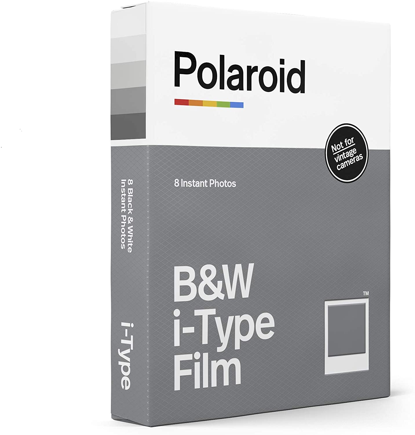 Imagem 0 de Recarga Instantânea Polaroid i-Type Preto e Branco - 8 Unidades