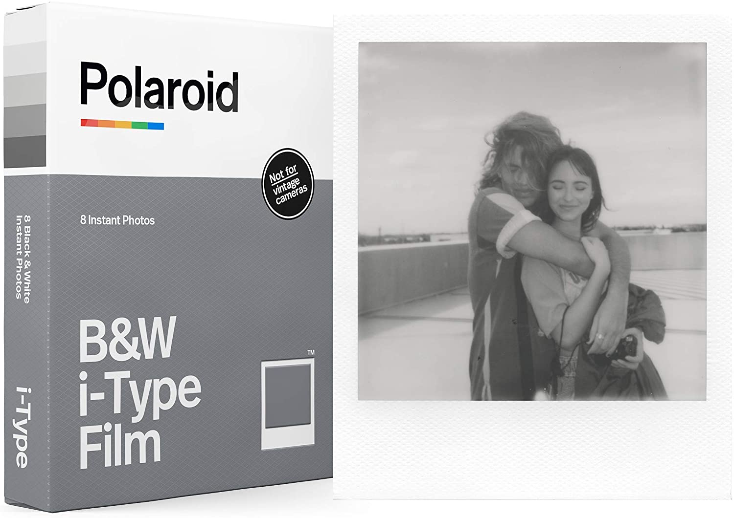 Recarga Instantânea  Polaroid i-Type Preto e Branco - 8 Unidades 2