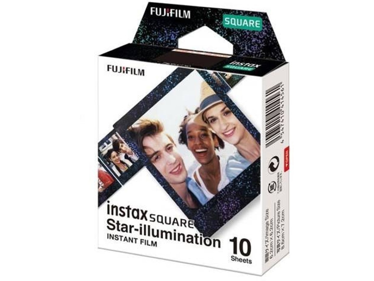 Imagem 0 de Papel Fotográfico Fujifilm Instax Square Marco - Preto