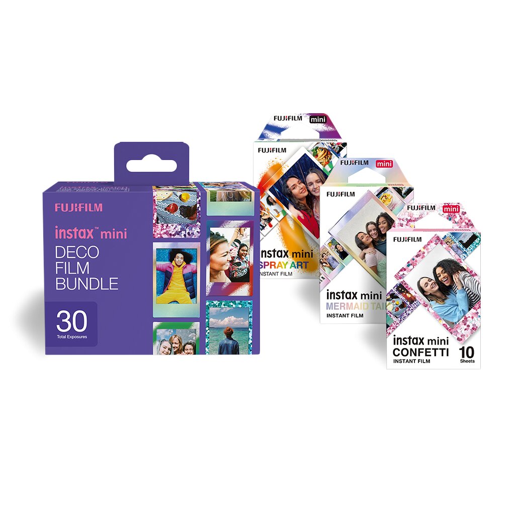 Imagem 0 de Instax Mini Deco Film Bundle 26, Kit Película Instantânea Instax Mini, Total 30 Fotos