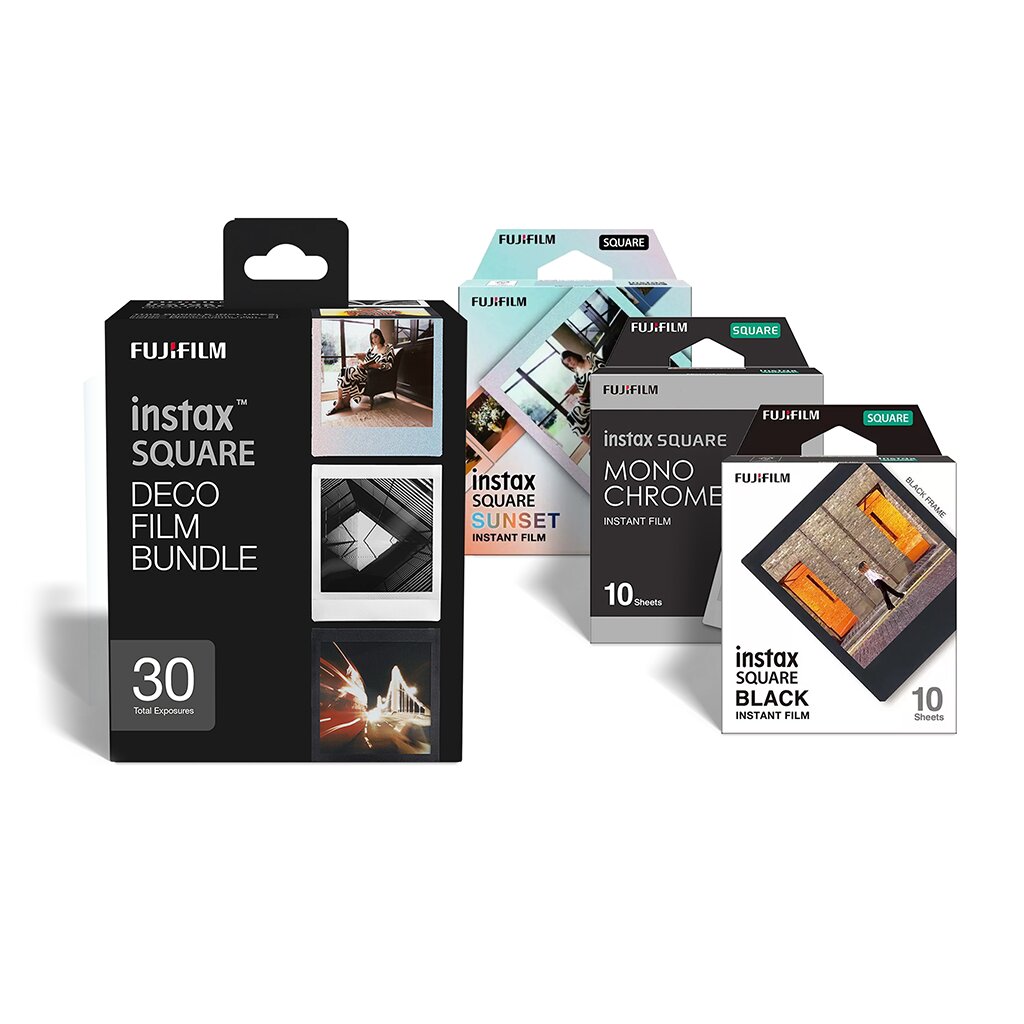 Imagem 0 de Instax Square Deco Film Bundle 26, Kit Película Instantãnea instax Square, Total 30 Fotos