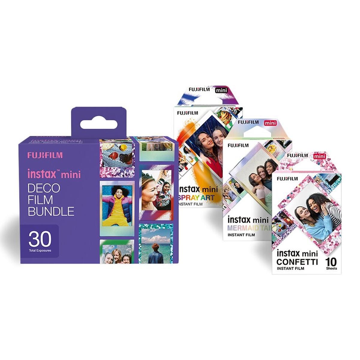 Imagem 0 de Instax Mini Deco Film Bundle 26, Kit Película Instantânea Instax Mini, Total 30 Fotos