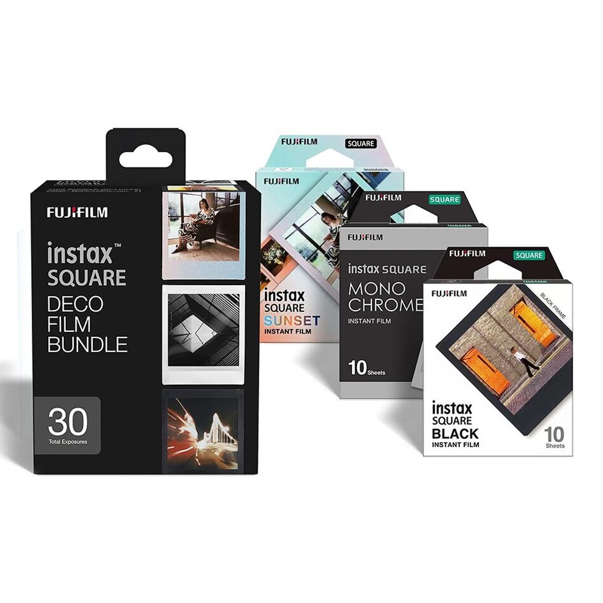 Imagem 0 de Instax Square Deco Film Bundle 26, Kit Película Instantãnea instax Square, Total 30 Fotos
