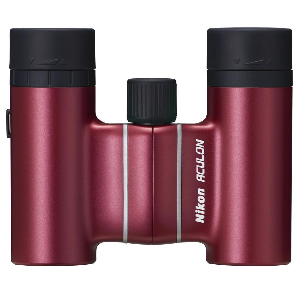 Binóculos Nikon Aculon T02 8 x 21 - Branco Vermelho-2