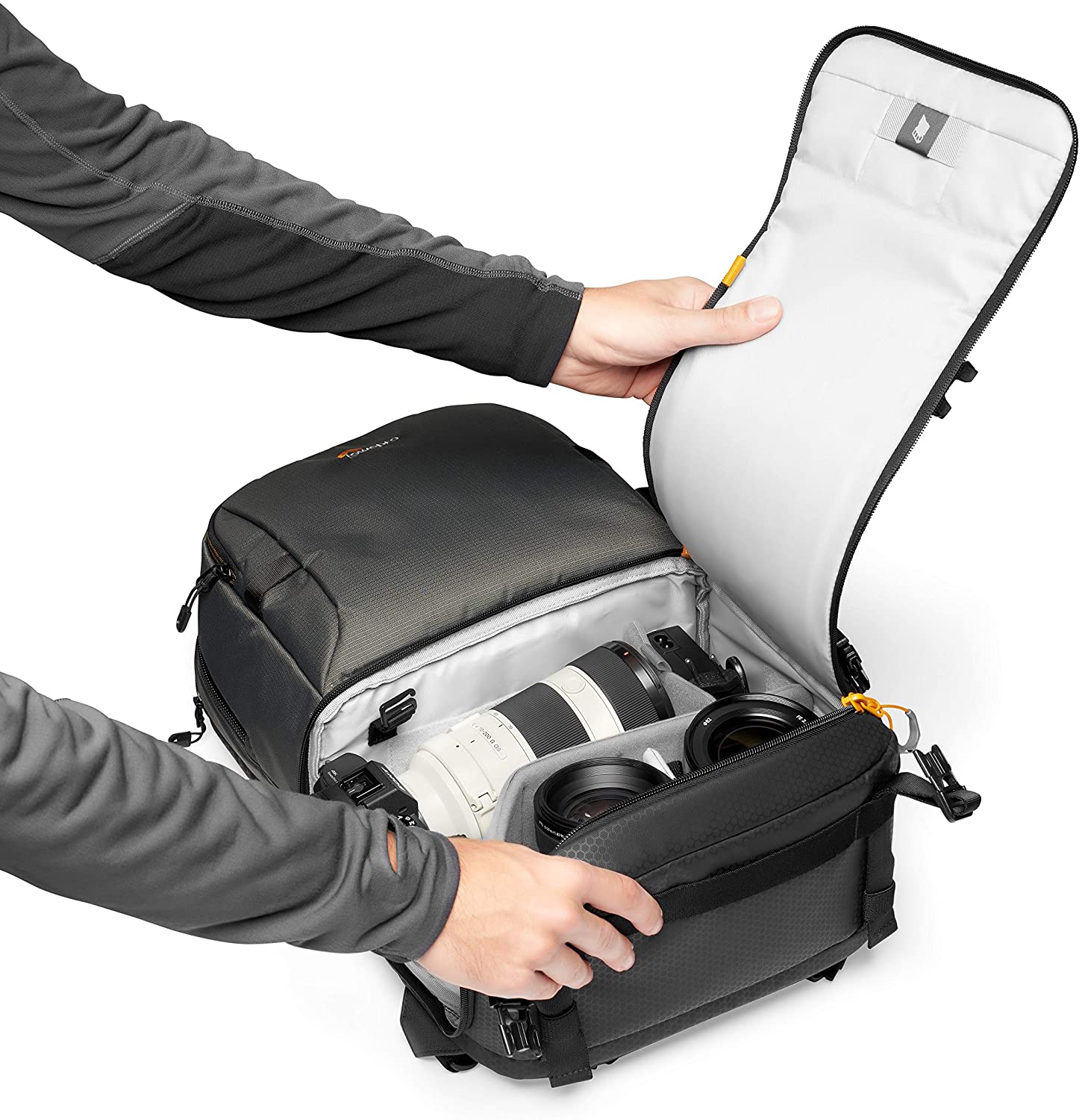 Mochila Lowepro Fastpack BP 250 AW III - Cinzento 6