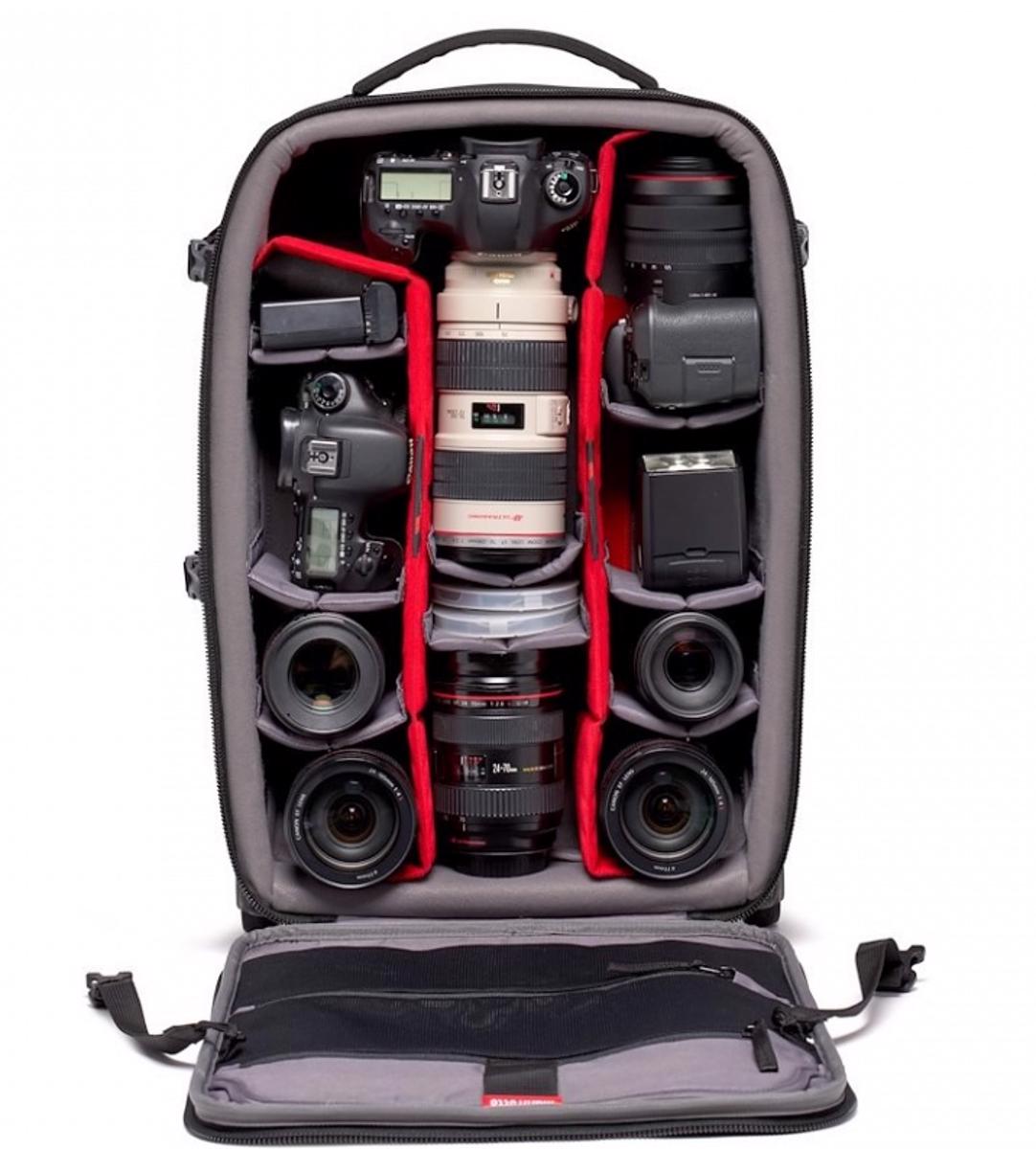 Mala Trolley Manfrotto Advanced III Rolling - Preto Preto-2