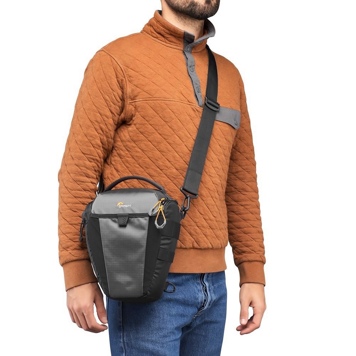 Bolsa Toploader Photo Active TLZ 50 AW - Cinzento 4