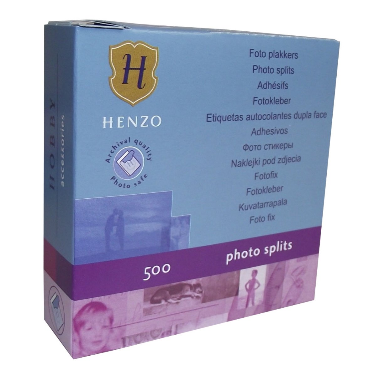 Imagem 0 de Etiquetas Autocolantes Henzo Dupla Face 500 Un