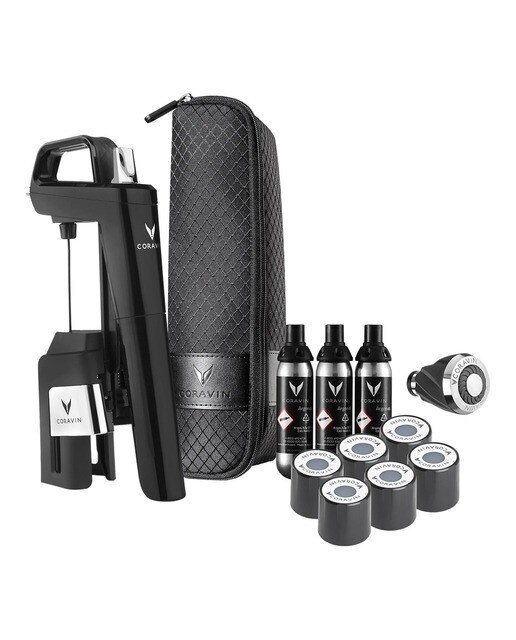 Imagem 0 de Sistema de acesso ao vinho Timeless Six+ Piano Black Coravin
