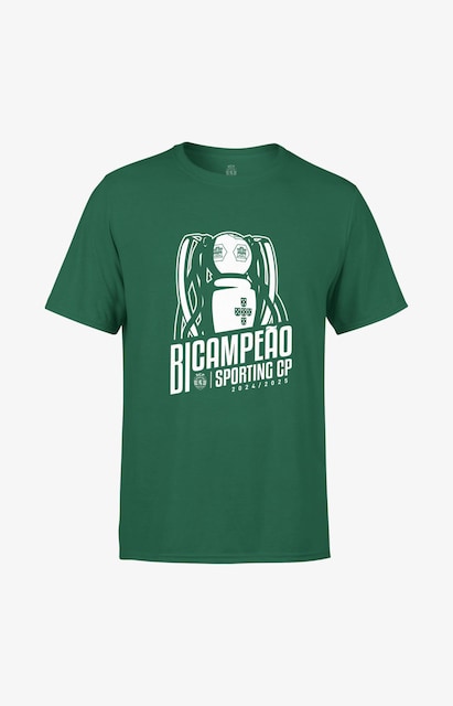 Imagem 0 de T-shirt Bicampeão 24/25 Sporting C.P.