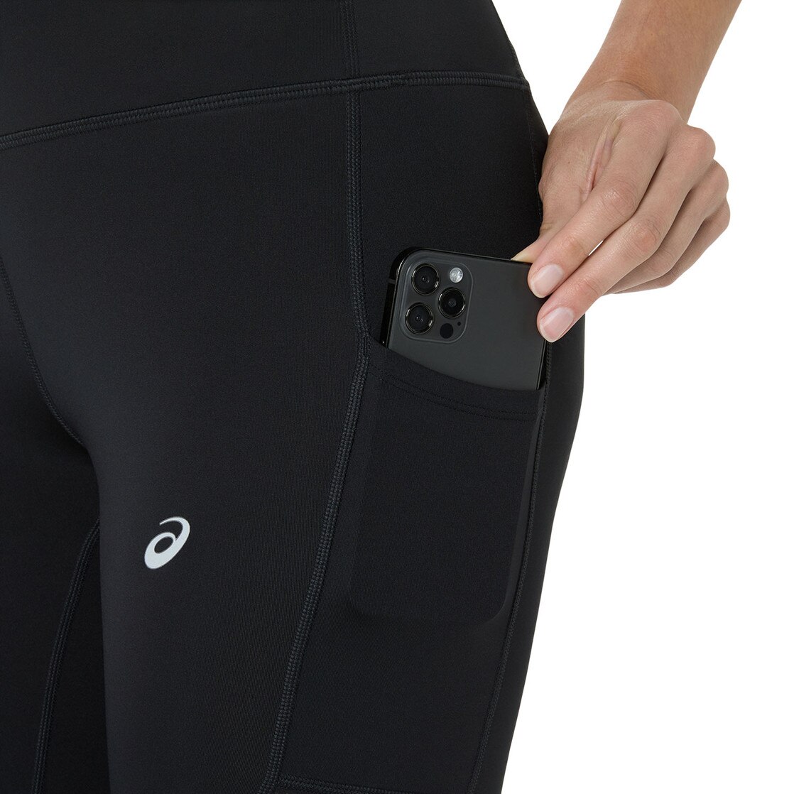 Leggings de Running de Mulher Core Tight Preto-3