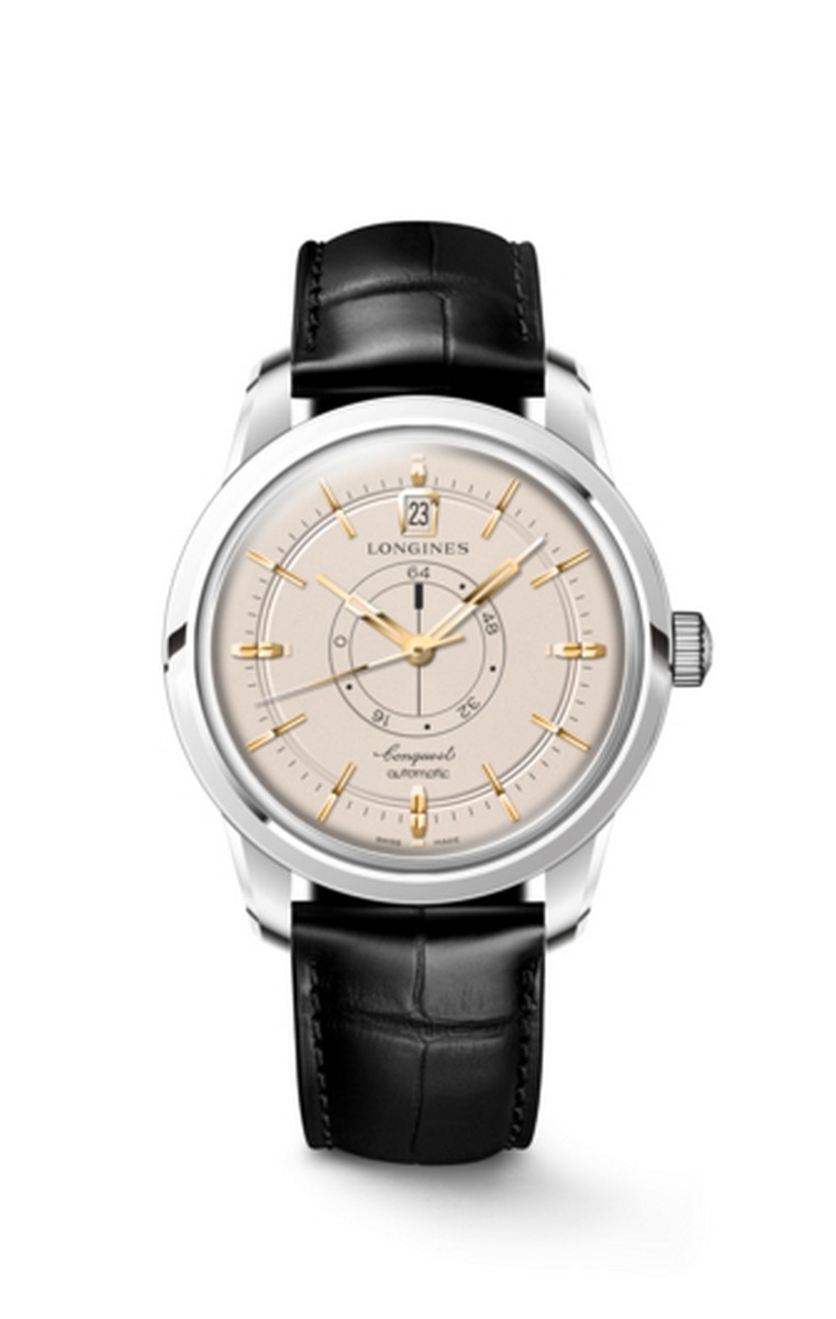 Relógio Longines Conq.Herit 70aniv 38mm Bege/Blk 1