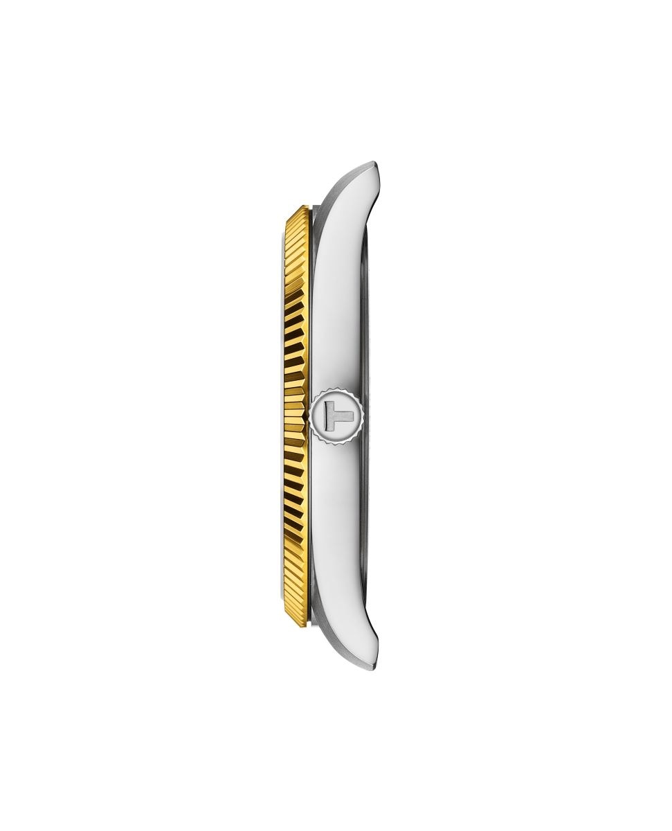 Relógio com caixa de aço inóxidável 316L com revestimento PVD dourado amarelo 3
