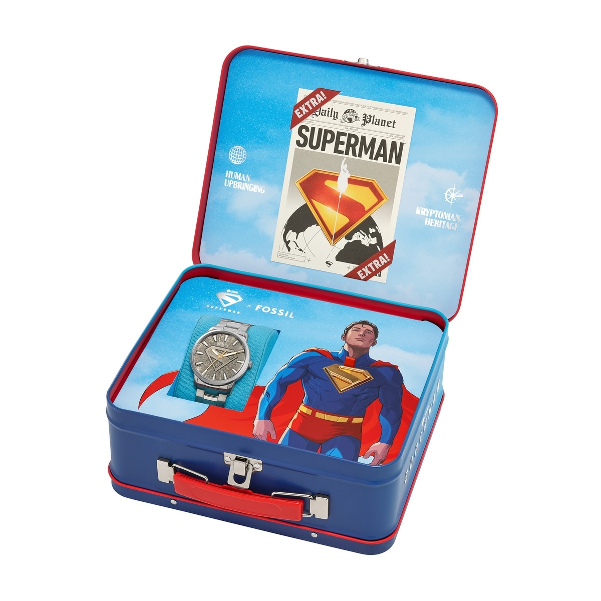 Relógio LE1207SET Super-Homem de Aço Cinzento-6