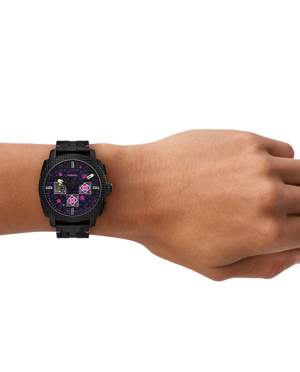 Relógio cronógrafo edição limitada Minecraft LE1252 Roxo-10