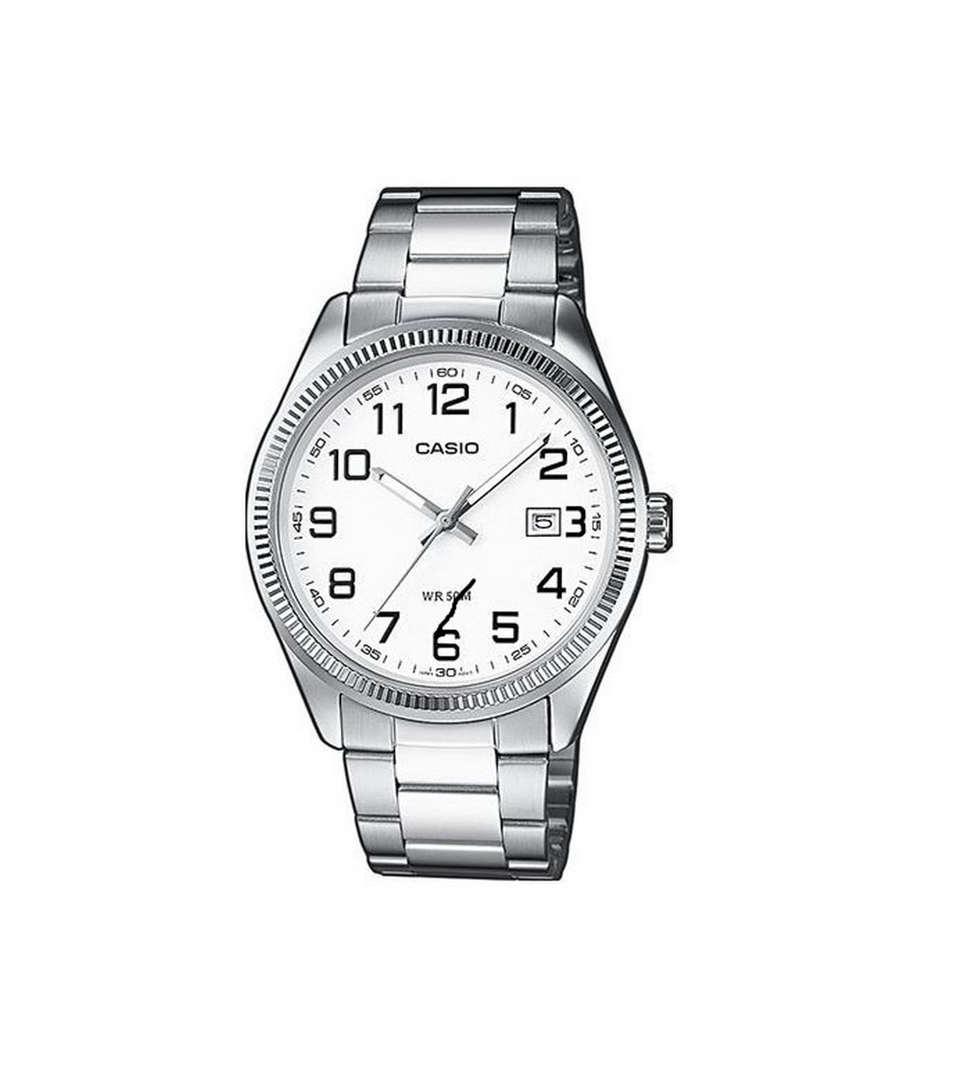 Relógio MTP-1302PD-7BVEF de Aço Prata-1