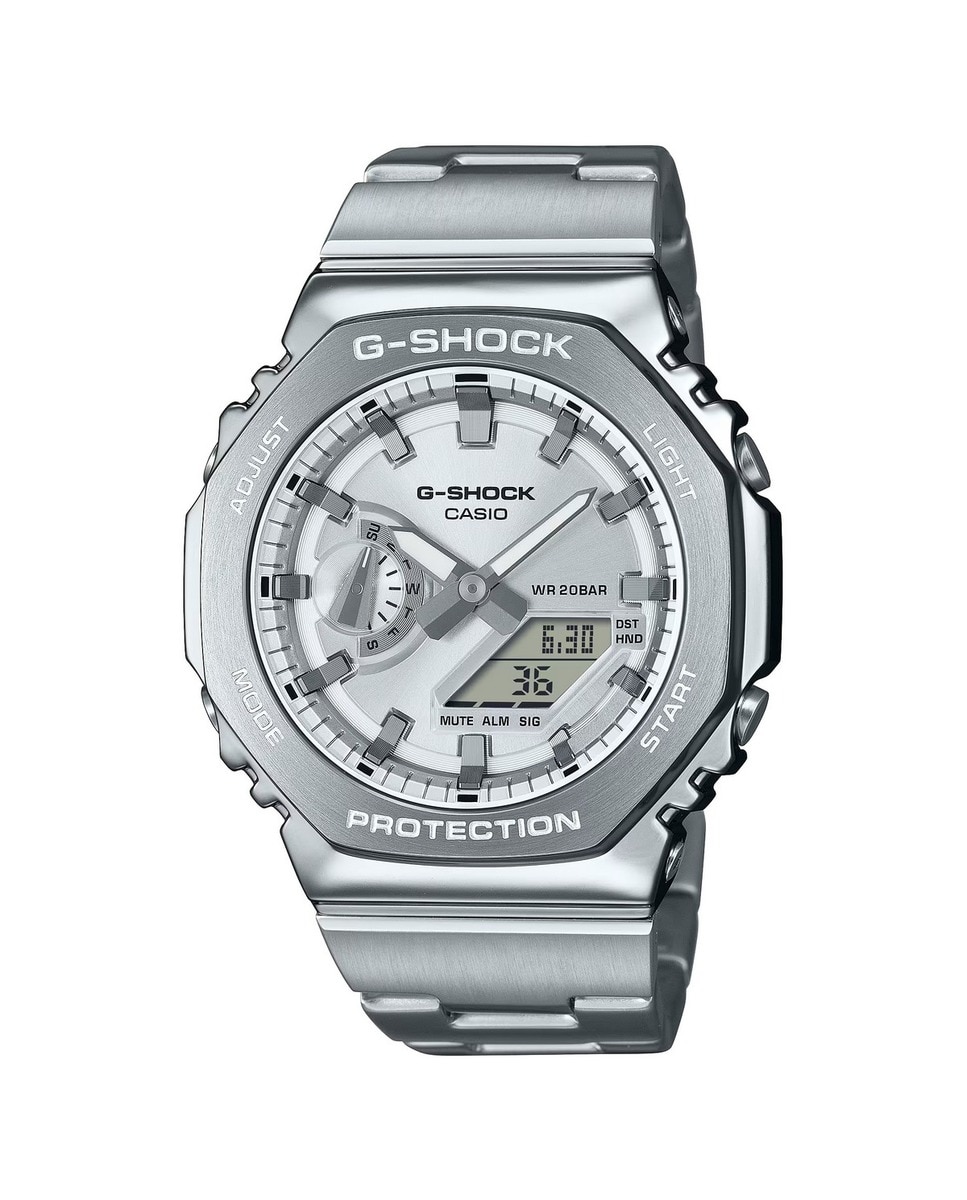 Relógio G-Shock GM-2110D-7AER de Aço Prata-1
