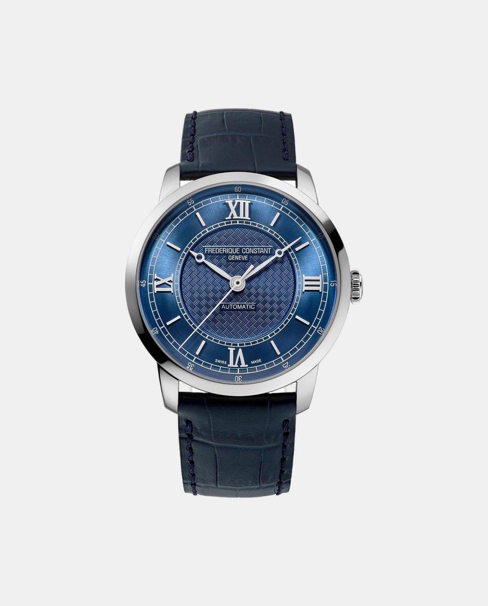 Relógio Classic FC-301N3B6 Automático em Pele - Azul Azul-1