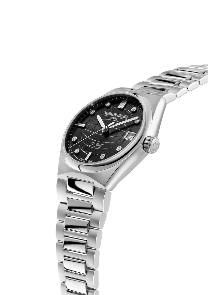 Relógio Highlife Ladies FC-303BD2NH6B Automático com Diamantes Preto-2