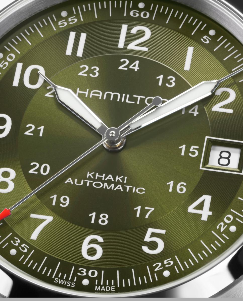 Relógio Homem, Automático, mostrador verde, bracelete em aço 6