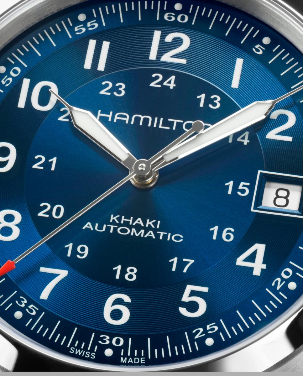 Relógio Homem, Automático, mostrador azul, bracelete em aço 6